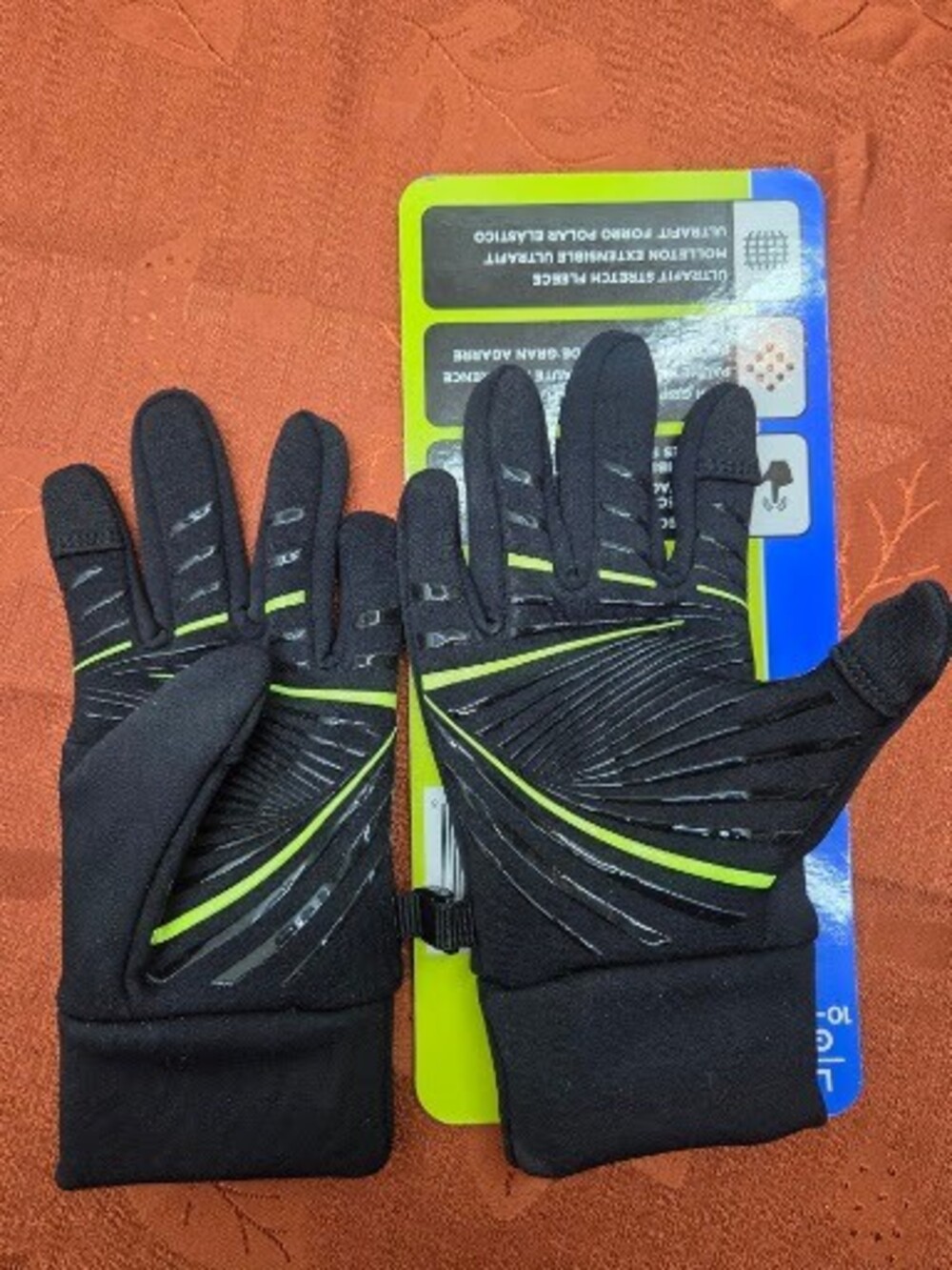 Head Kids Touchscreen Ultrafit Stretch Fleece Gloves Black L/G